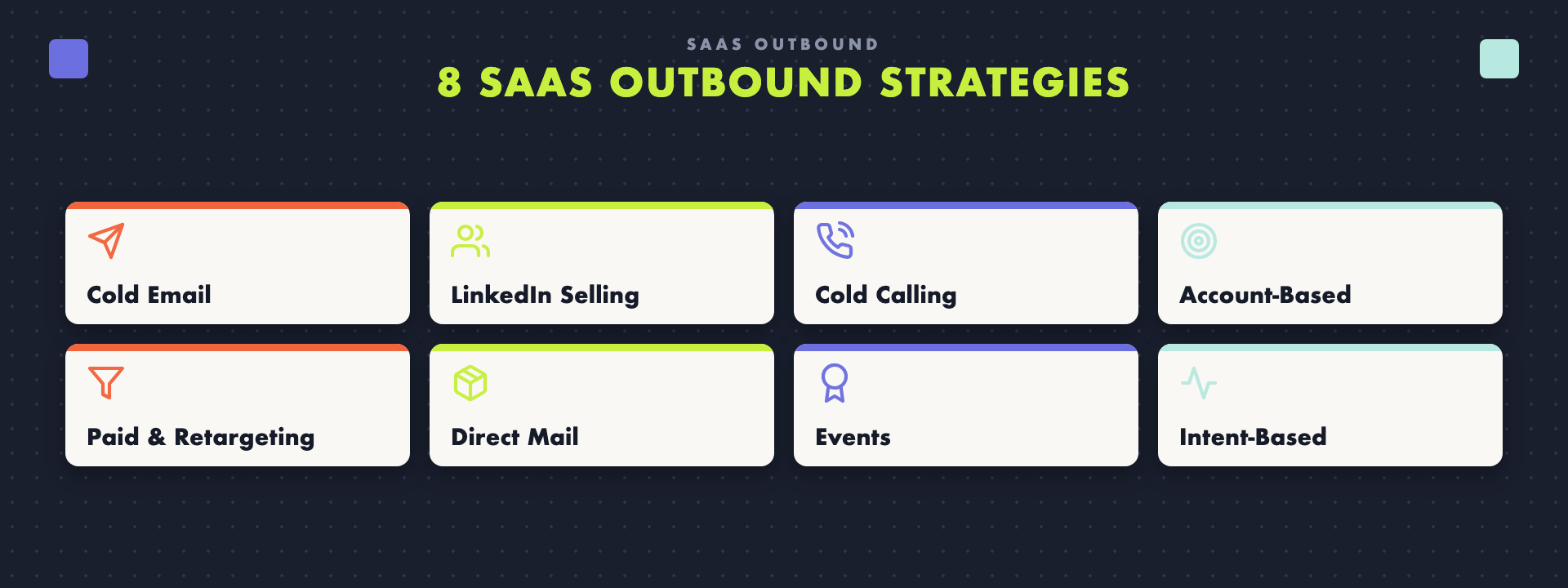 The 8 most effective SaaS outbound marketing strategies.